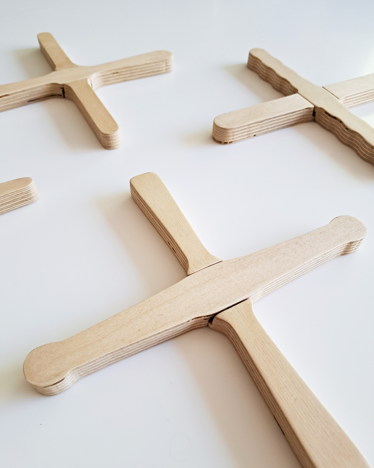 Plywood trivet