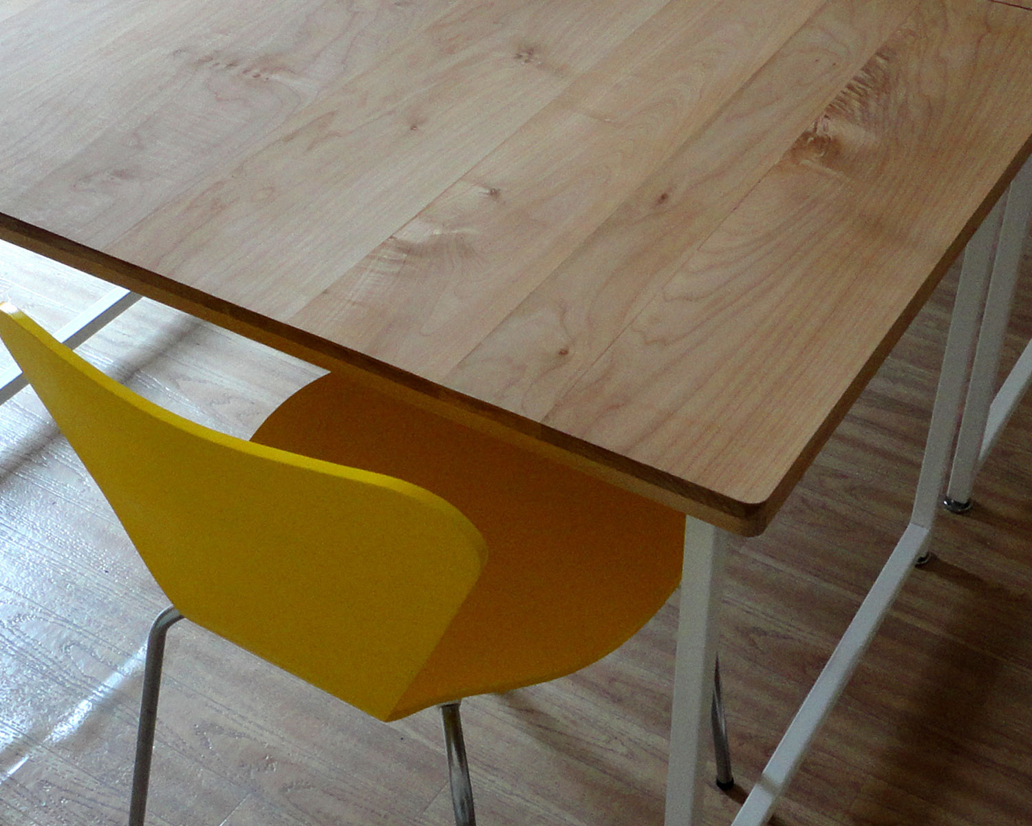 Wood & metal table