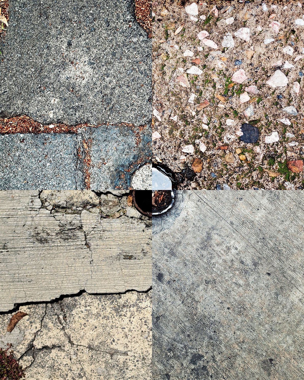 Cut pole, fragmented