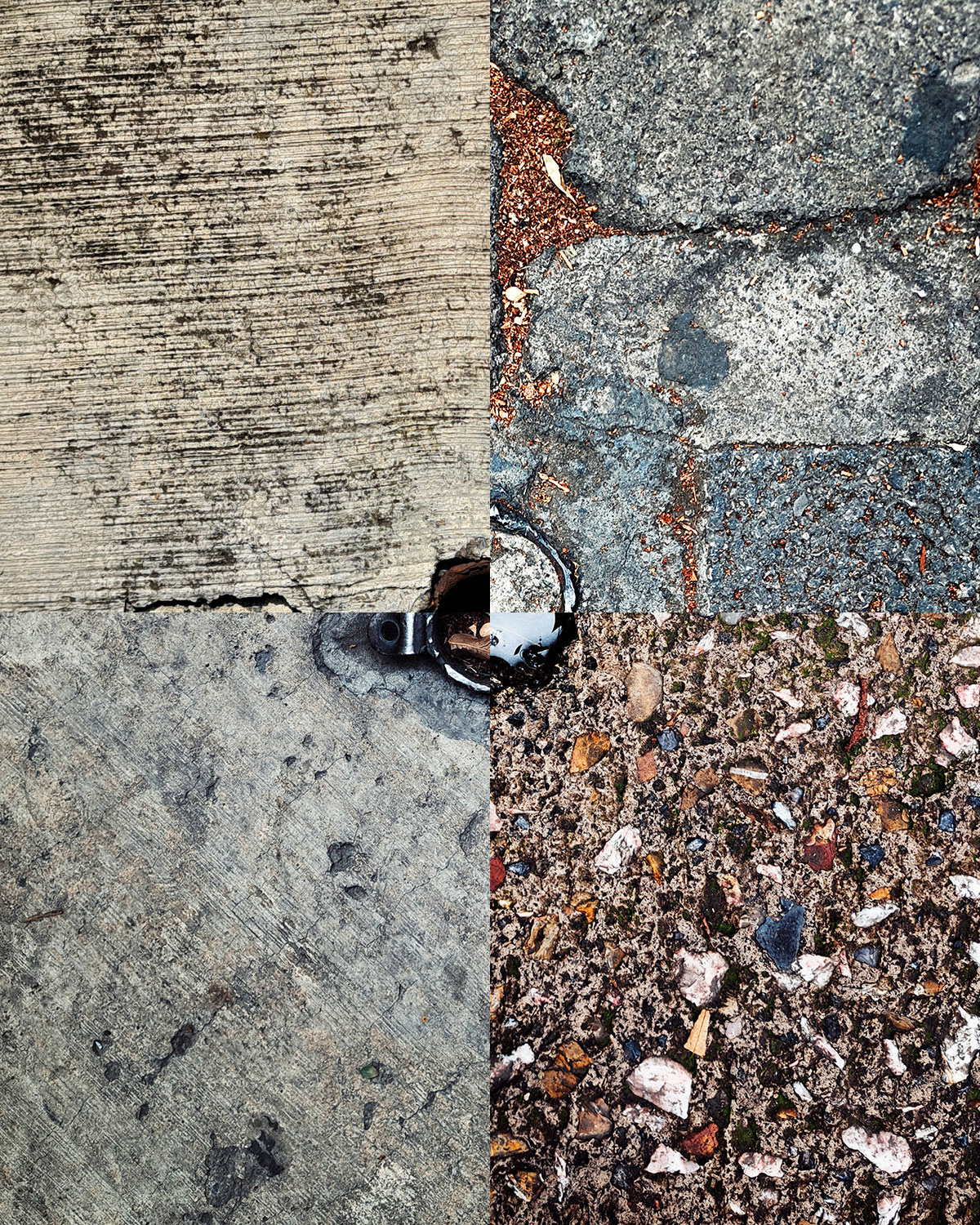 Cut pole, fragmented