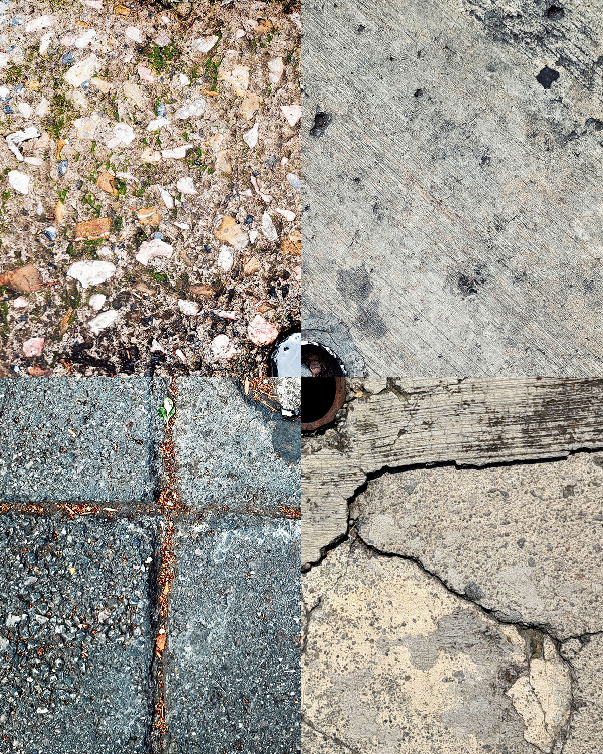 Cut pole, fragmented