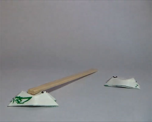 Origami chopstick rest 1 by Origami At The Sushi Bar, 2015