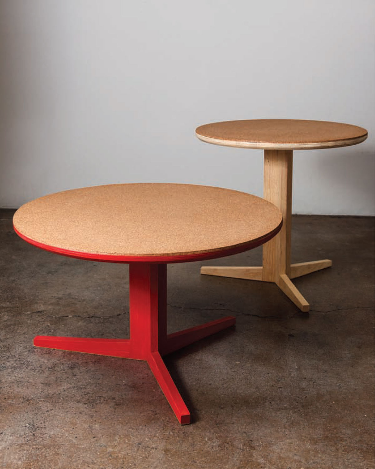 Top cork low tables