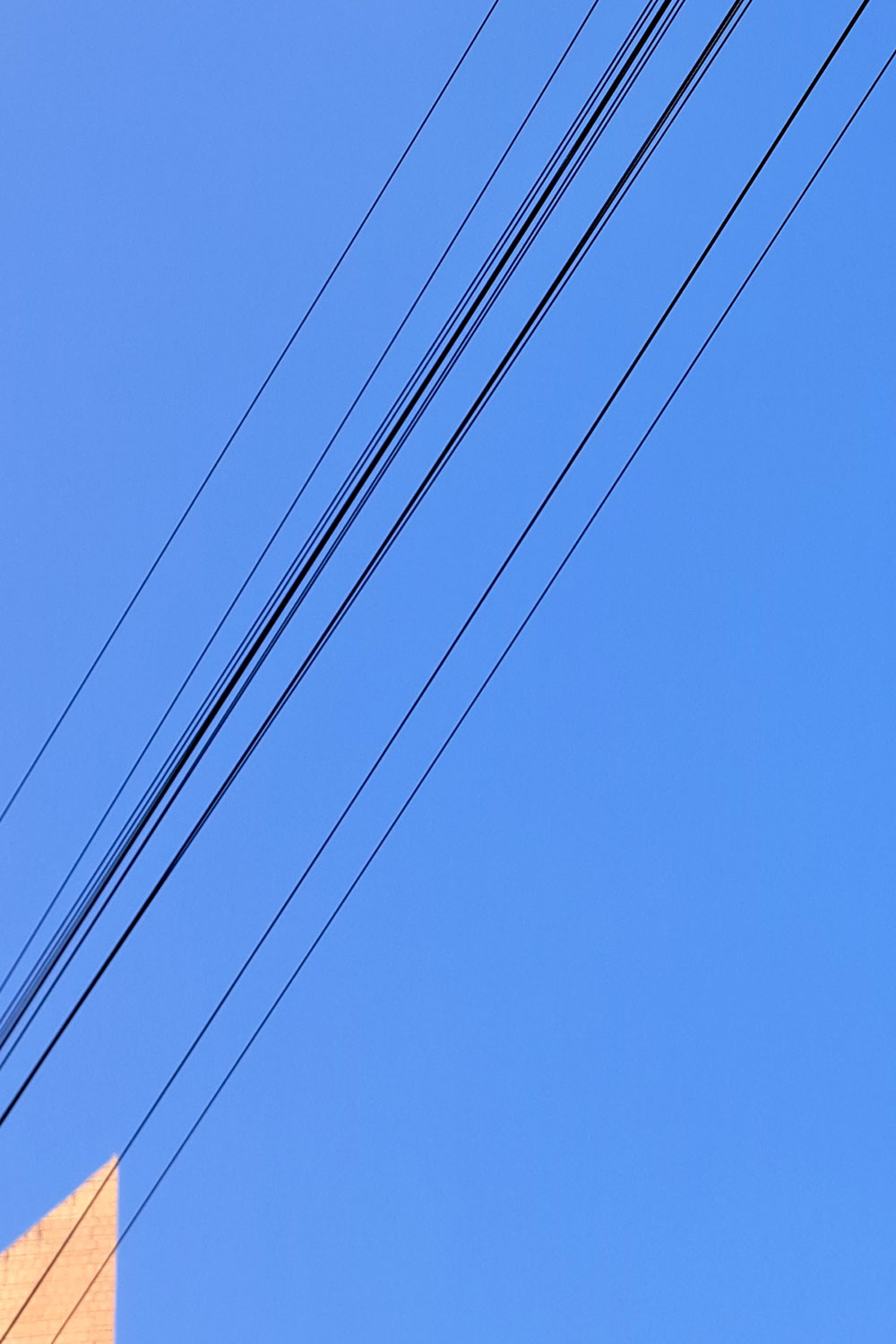 Skies, buildings and wires