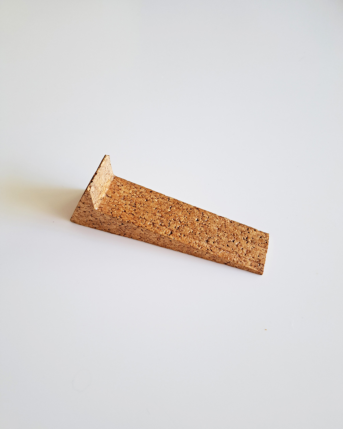 Cork doorstop