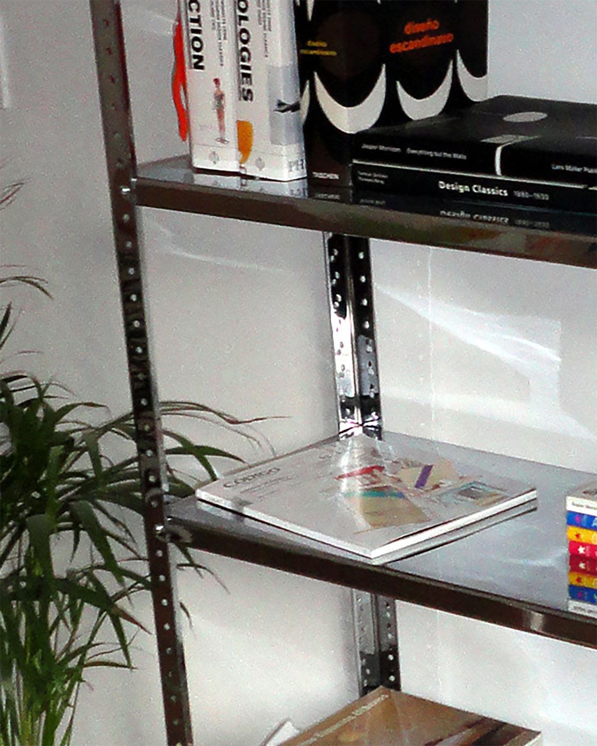 Shelves, chromed