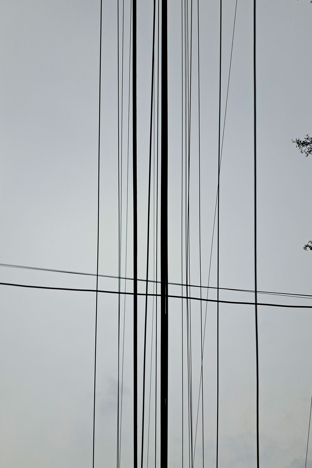 Wires, sky