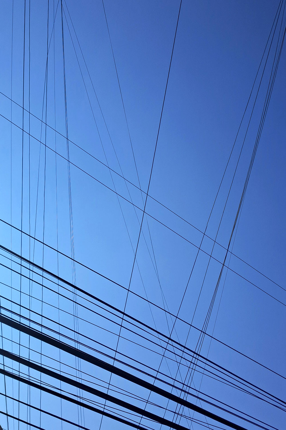 Wires, sky