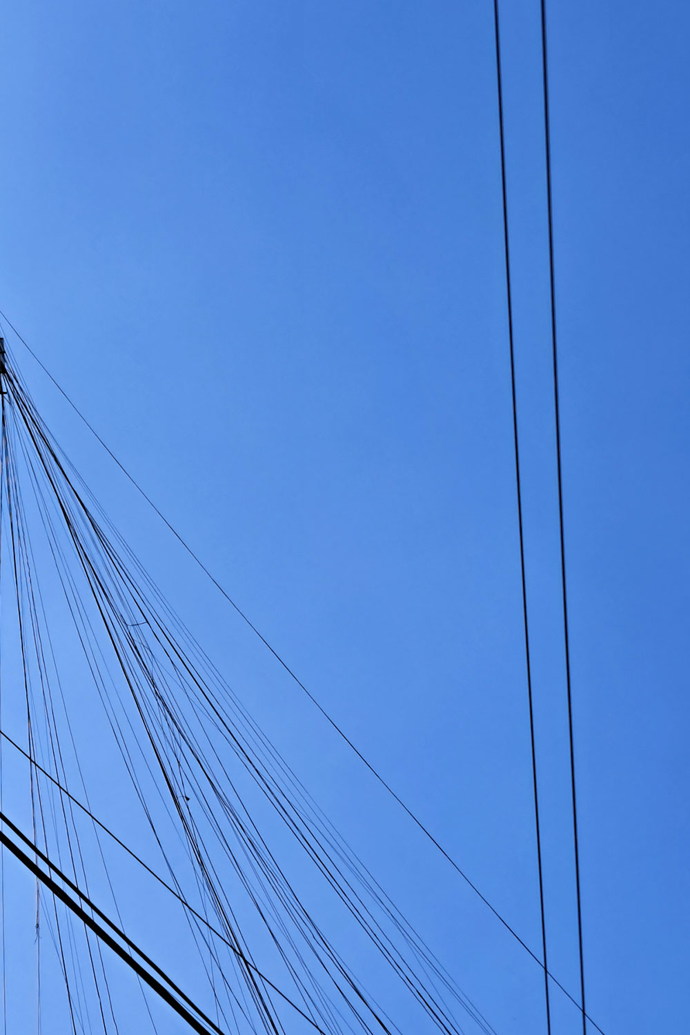Wires, sky