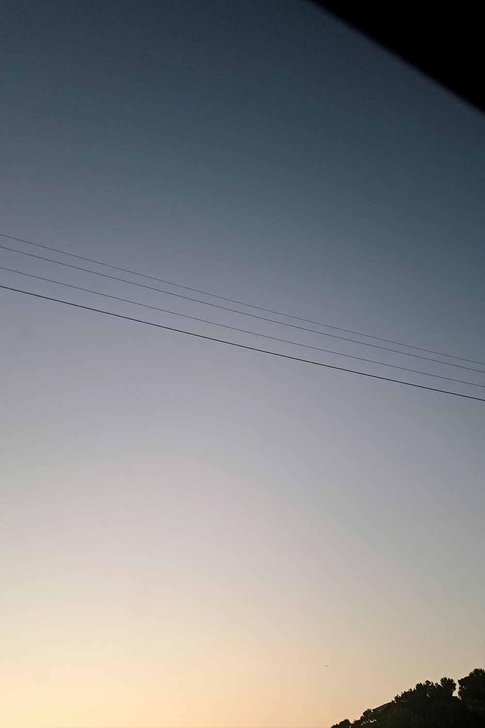 Sunset in motion